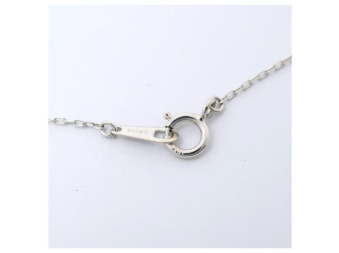 Autre Marque Collana in oro bianco K10 e diamanti Argento - vista 6