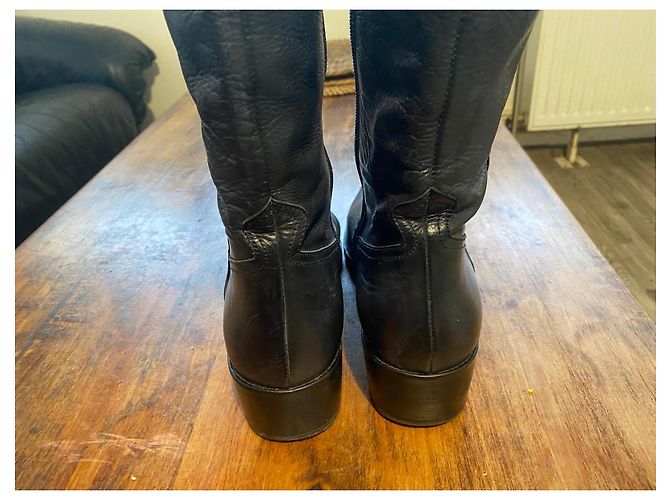 Autre Marque Botas Muratti de cuero negro - vista 10