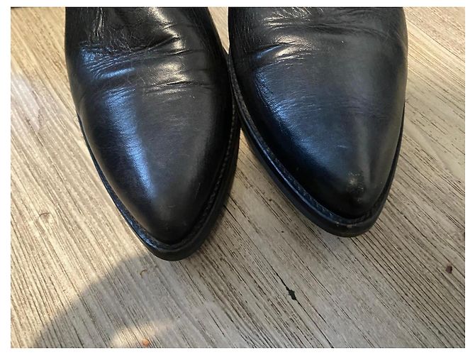 Autre Marque Botas Muratti de cuero negro - vista 2