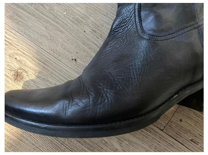Autre Marque Botas Muratti de cuero negro - vista 4