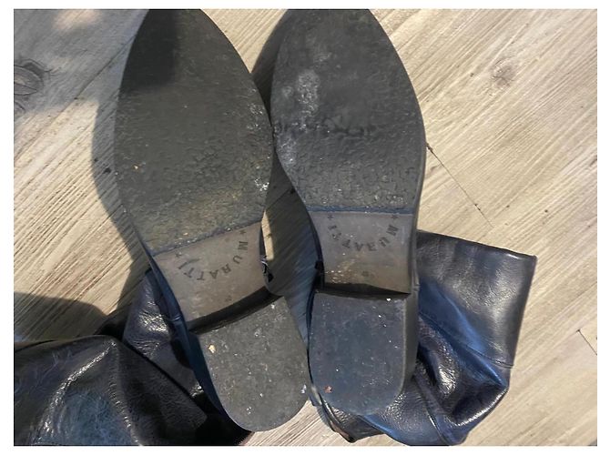 Autre Marque Botas Muratti de cuero negro - vista 5