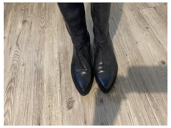 Autre Marque Botas Muratti de cuero negro - vista 7