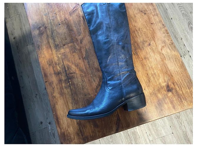 Autre Marque Botas Muratti de cuero negro - vista 9