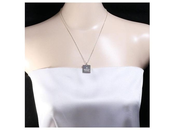 Collana Gucci Square 925 Argento - vista 3