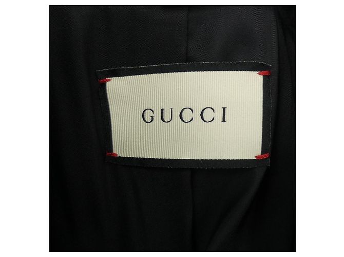 Abrigo de lana Gucci Negro - vista 4