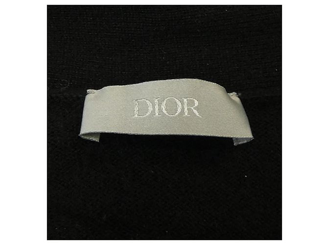 Cárdigan de cachemira Dior Negro Azul - vista 4