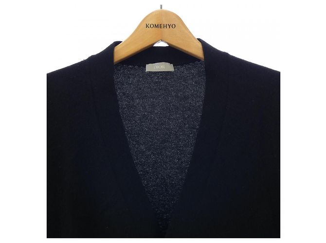 Cárdigan de cachemira Dior Negro Azul - vista 5