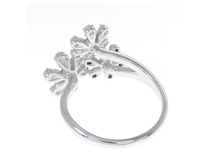 Autre Marque Ponte Vecchio Au750 Diamantring Silber - Ansicht 3