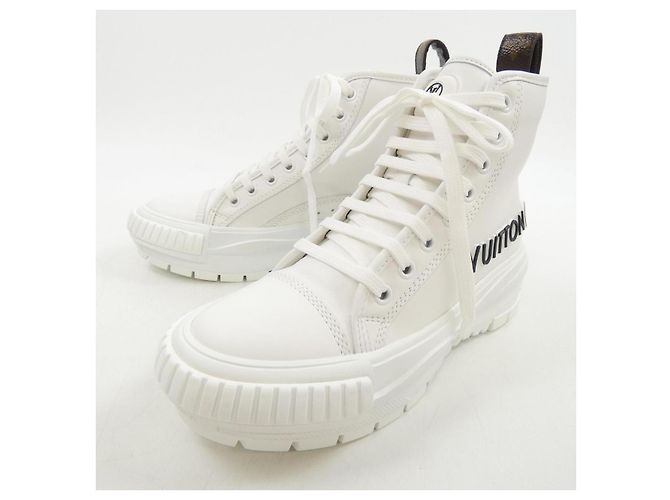 Sneakers Louis Vuitton LV Squad Bianco - vista 3