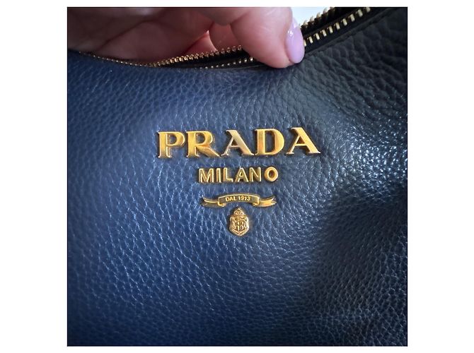 Borsa a tracolla Prada 1BC166 Blu Baltico - vista 3