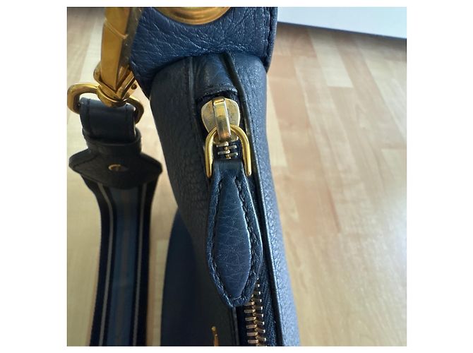 Borsa a tracolla Prada 1BC166 Blu Baltico - vista 7