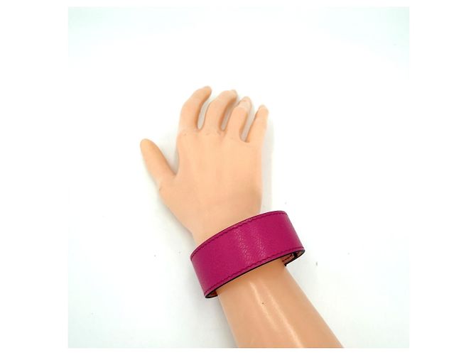 Hermès Bracciale Hermes Kelly Twist PM Rosa - vista 3
