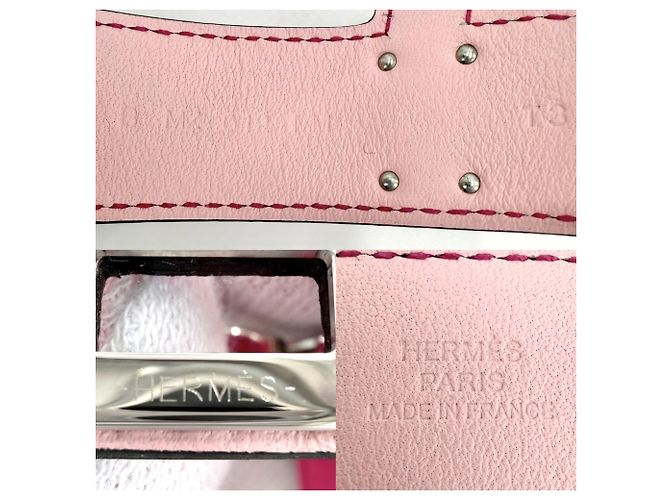 Hermès Bracciale Hermes Kelly Twist PM Rosa - vista 4