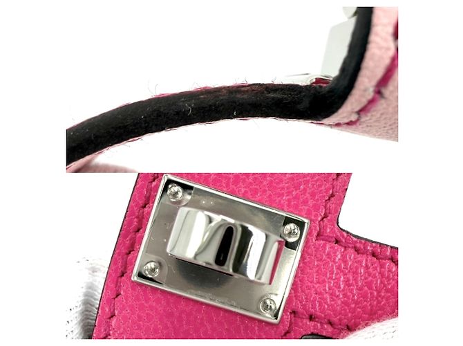 Hermès Bracciale Hermes Kelly Twist PM Rosa - vista 6
