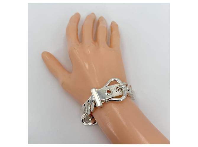 Hermès Bracciale con charm Hermes Silver 925 Argento - vista 2