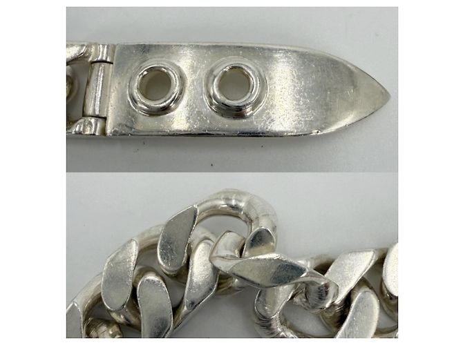 Hermès Bracciale con charm Hermes Silver 925 Argento - vista 4