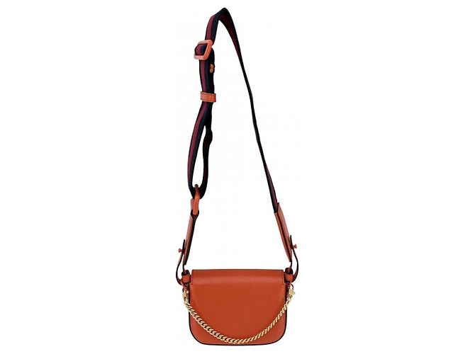 Borsa Gucci Mini Horsebit 1955 da donna Bianco Arancione - vista 2