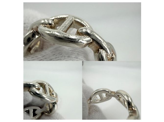 Ring Hermès Anello Hermes Chaine d'Ancre Enchainée in Argento Sterling - vista 5
