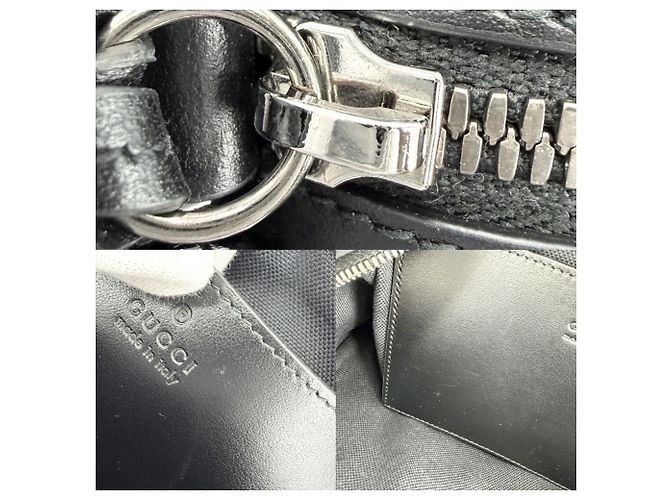 Borsa piccola Gucci GG Marmont Small Camera Bag Nero Bianco - vista 8