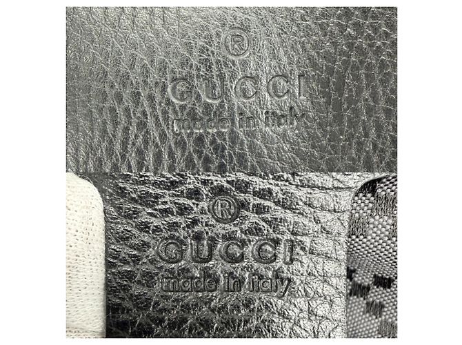 Borsa Tote Documentiera in pelle da uomo Gucci Nero Bianco Blu navy - vista 5
