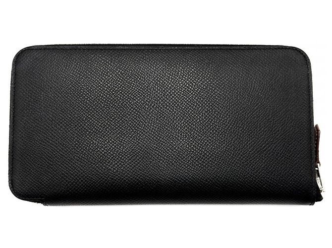 Hermès Cartera Hermes Azap Long Silk en Amanipolis Negro - vista 2