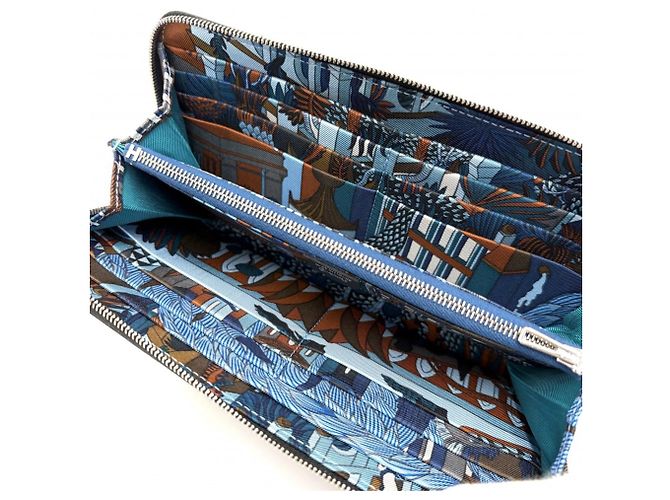 Hermès Cartera Hermes Azap Long Silk en Amanipolis Negro - vista 3