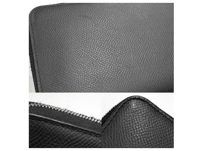 Hermès Cartera Hermes Azap Long Silk en Amanipolis Negro - vista 8