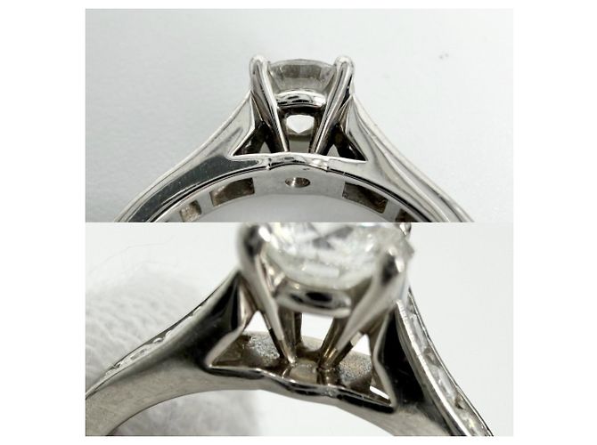 Anello Cartier 1895 Solitaire Half-Eternity da donna Argento - vista 6