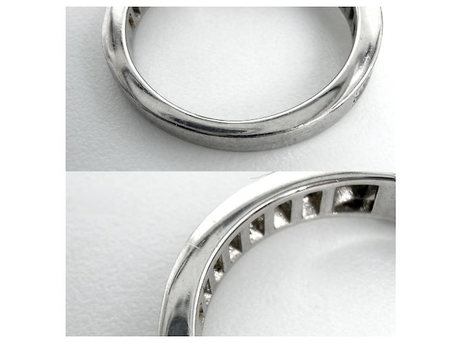 Anello Cartier 1895 Solitaire Half-Eternity da donna Argento - vista 7