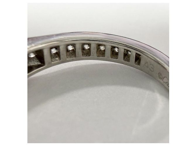 Anello Cartier 1895 Solitaire Half-Eternity da donna Argento - vista 9