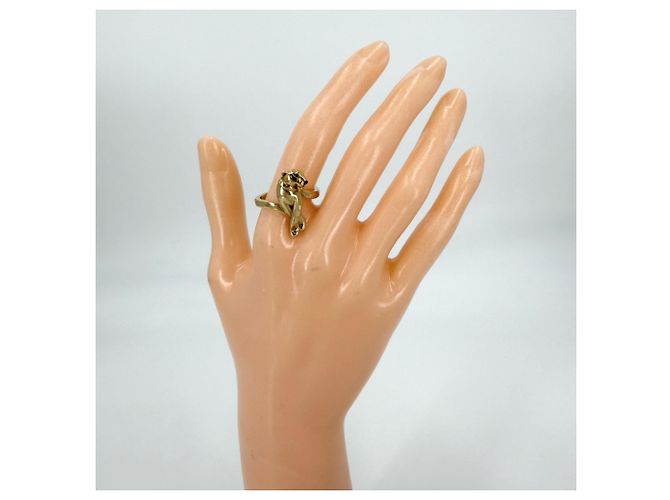 Anello Panthère da donna Cartier Bianco Giallo - vista 2