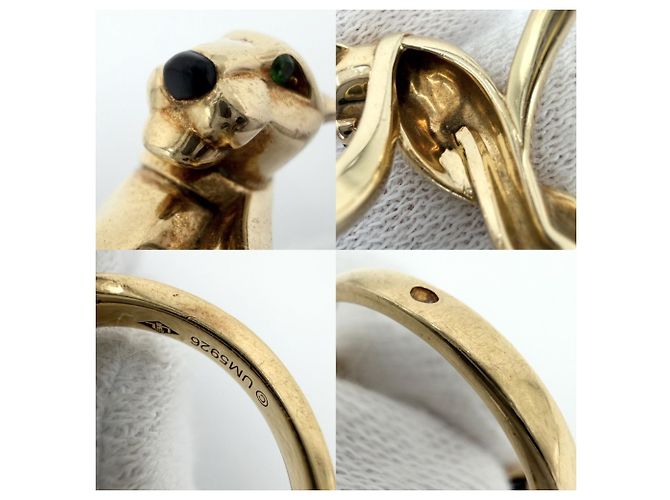 Anello Panthère da donna Cartier Bianco Giallo - vista 4