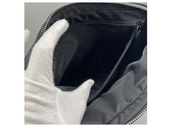 Borsa a pochette Gucci GG Supreme Nero Bianco - vista 12