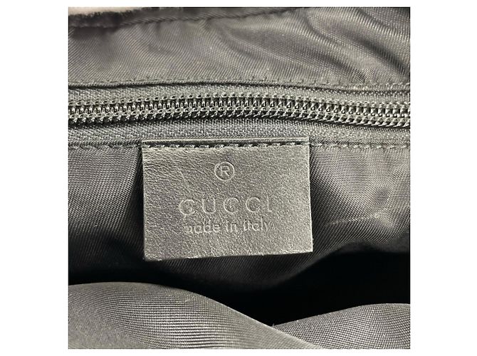 Borsa a pochette Gucci GG Supreme Nero Bianco - vista 13