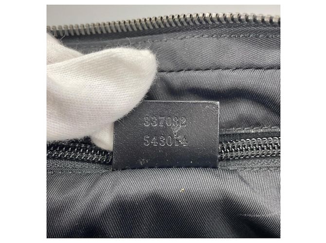 Borsa a pochette Gucci GG Supreme Nero Bianco - vista 14
