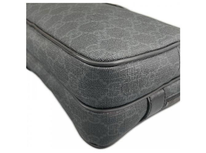 Borsa a pochette Gucci GG Supreme Nero Bianco - vista 6