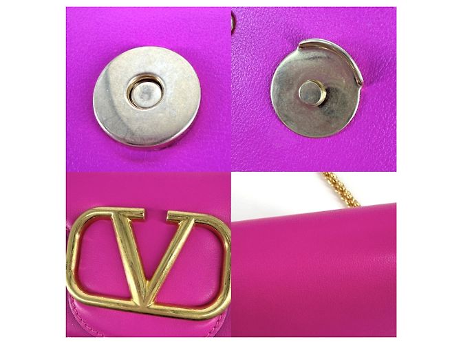 Borsa Loco Mini da donna Valentino Garavani Rosa Bianco - vista 6