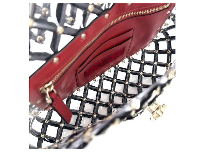 Borsa Valentino Garavani Nero Bianco - vista 4
