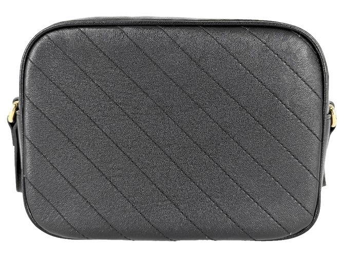 Borsa a tracolla Gucci Blondie Interlocking G da donna Nero Bianco - vista 2