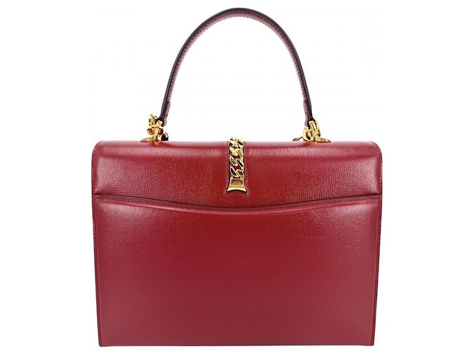 Borsa Gucci Sylvie da donna Bianco Rosso - vista 2