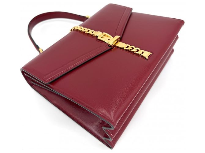 Borsa Gucci Sylvie da donna Bianco Rosso - vista 3
