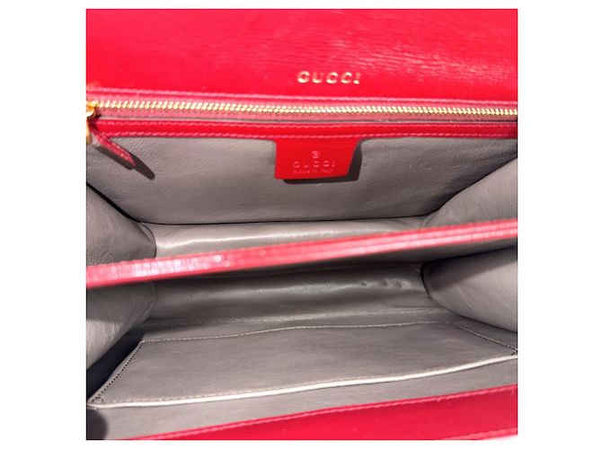 Borsa Gucci Sylvie da donna Bianco Rosso - vista 4