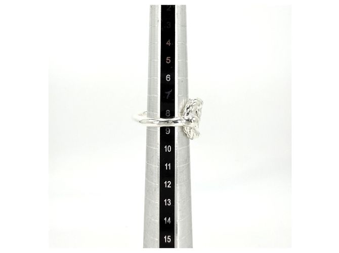 Hermès Hermes Chaine d'Ancre Alea Double Ring Silber - Ansicht 4