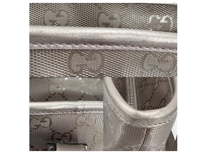 Gucci GG Imprime Tote Bag Silvery White - view 6