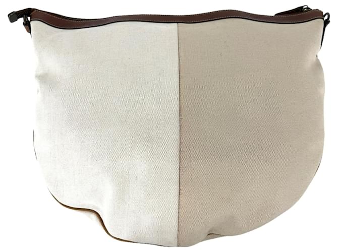 Borsa a tracolla Gucci da donna Marrone Bianco Beige - vista 2