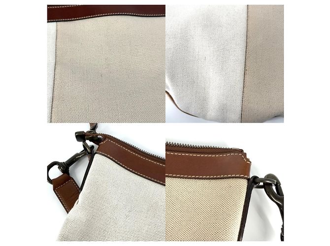 Borsa a tracolla Gucci da donna Marrone Bianco Beige - vista 6