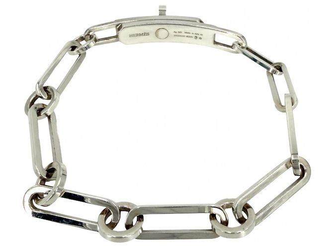 Hermès Bracciale con charm Hermes Silver 925 Argento - vista 2