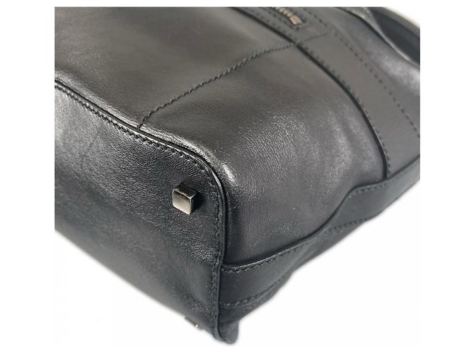 Borsa a mano Gucci in pelle nera e bianca Nero Bianco - vista 10