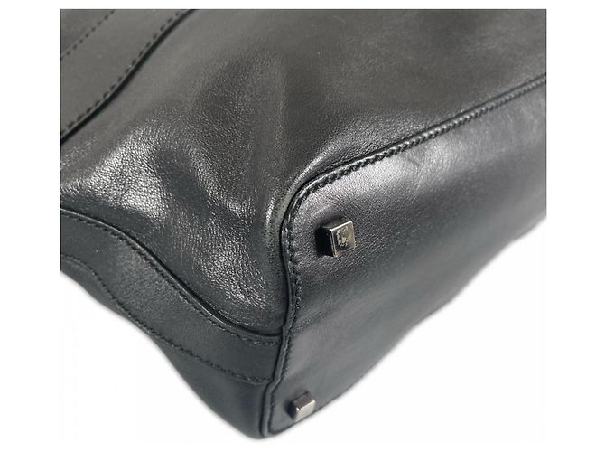 Borsa a mano Gucci in pelle nera e bianca Nero Bianco - vista 13