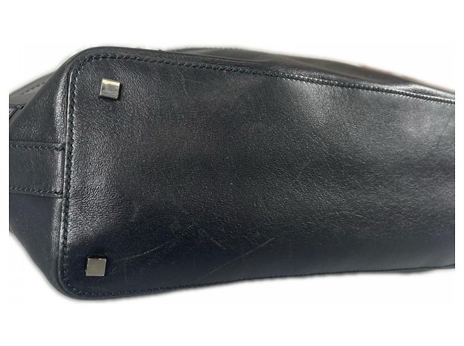 Borsa a mano Gucci in pelle nera e bianca Nero Bianco - vista 15